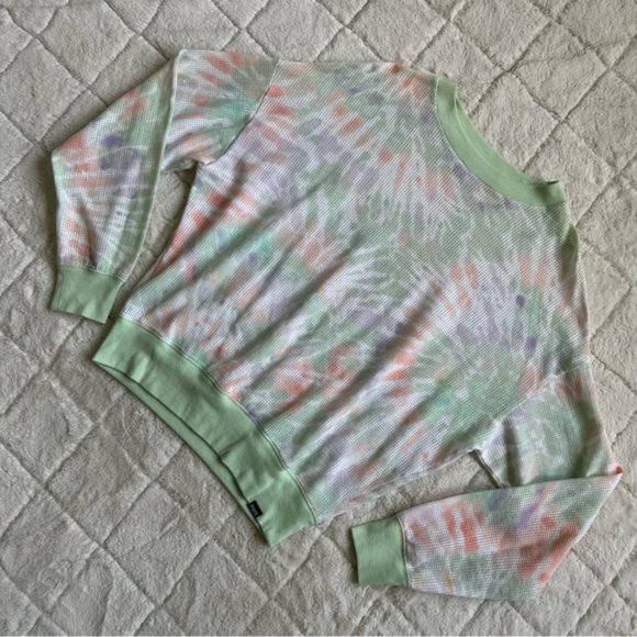 Victoria's Secret PINK | Tie Dye Mesh Long Sleeve Shirt | Size Extra Small - Picture 2 of 13